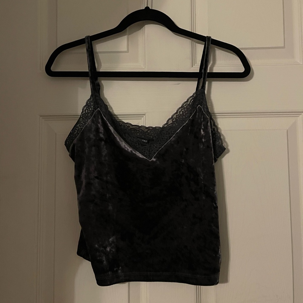 Velvet Like Tank Top